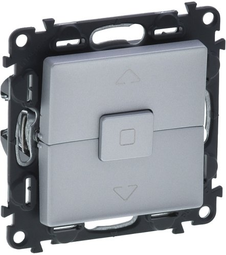 Выключатель жалюзи с фиксацией без рамки Legrand Valena Life 2-кл. алюминий фото Выключатель жалюзи с фиксацией без рамки Legrand Valena Life 2-кл. алюминий картинка